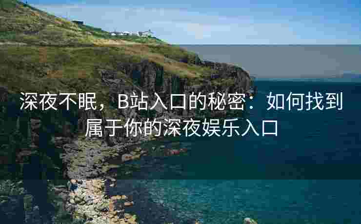 深夜不眠，B站入口的秘密：如何找到属于你的深夜娱乐入口